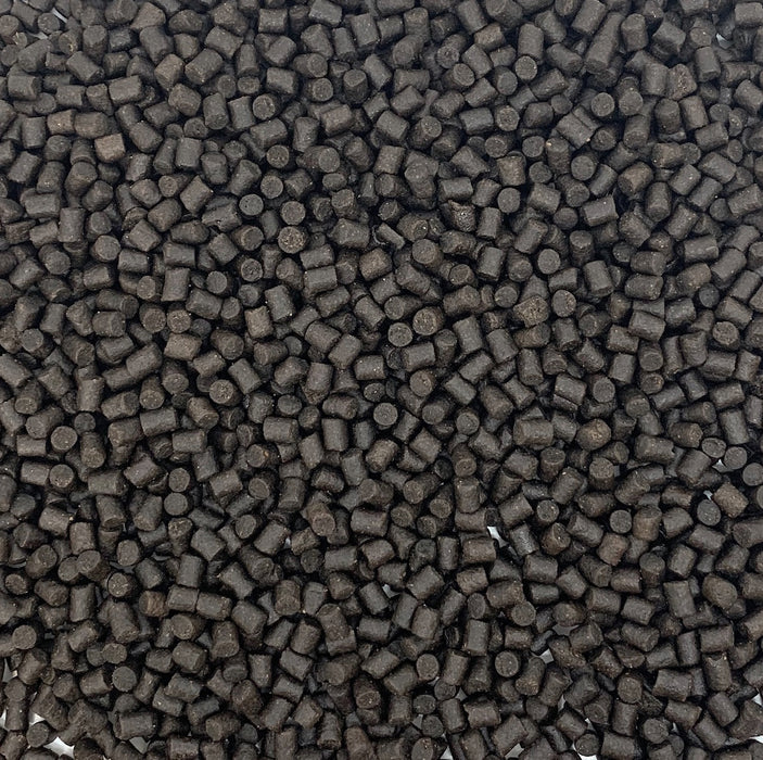 6mm pellets for fish made with added blood meal

