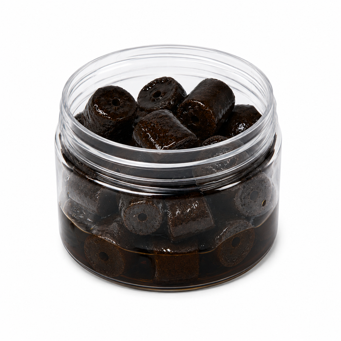 14mm Pre Drilled Molasses Coated Halibut Pellets