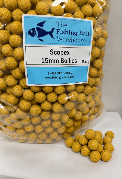 Scopex Boilies 15mm Shelf Life – 5kg Carp Fishing Bait